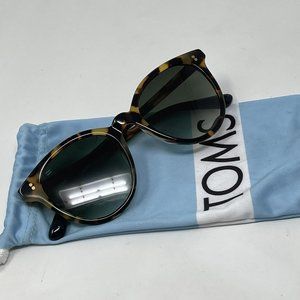 TOMS Aaryn Round 10013981 Sunglasses Blonde Tortoiseshell 50 [] 20 147
